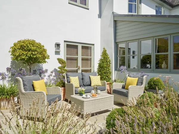 Chedworth 2 Seat Sofa with 2 Sofa Chairs & Coffee Table with Ceramic Top - Dove Grey - image 2